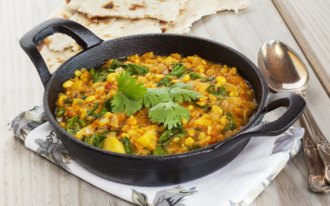 Spinach and Sweet Potato Curry