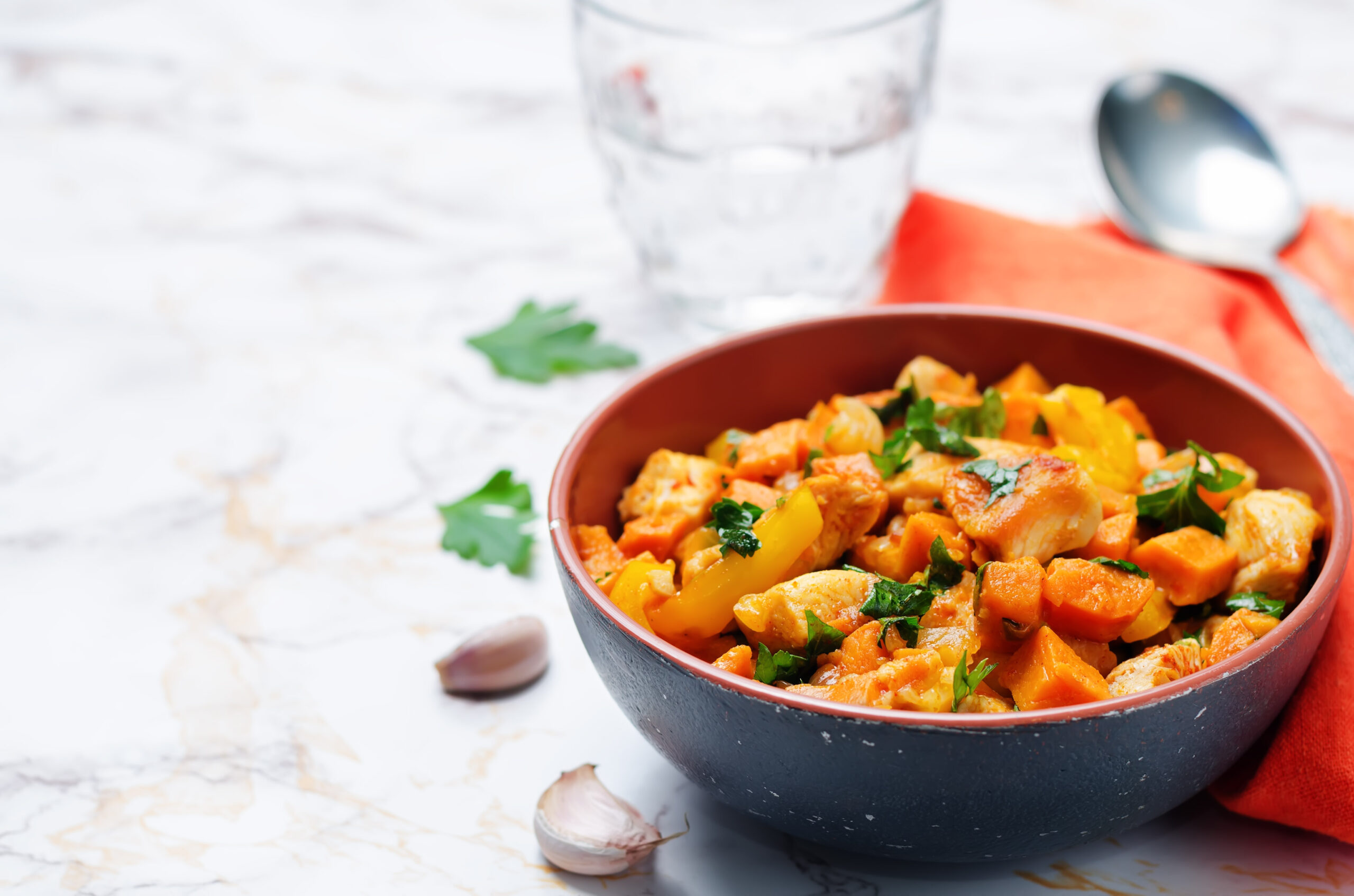 Rosemary Chicken with Sweet Potatoes